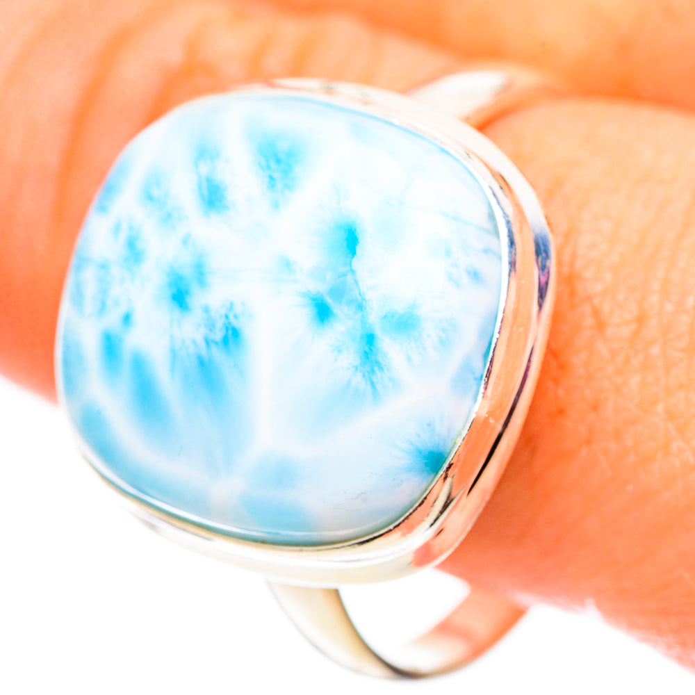 Larimar Rings handcrafted by Anasilvercos - RING124626