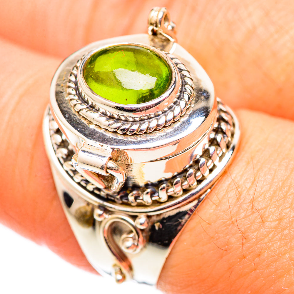 Peridot Rings handcrafted by Anasilvercos - RING124654