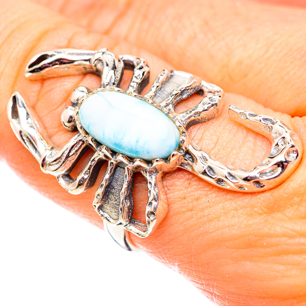 Larimar Rings handcrafted by Anasilvercos - RING124668