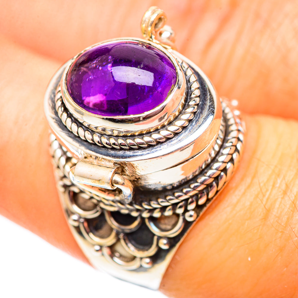 Amethyst Rings handcrafted by Anasilvercos - RING124693