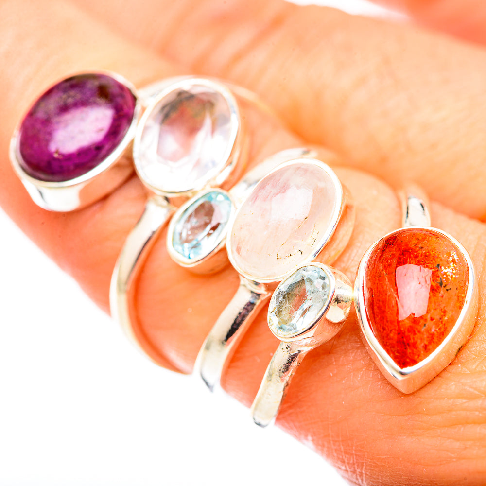 Sunstone Rings handcrafted by Anasilvercos - RING124720