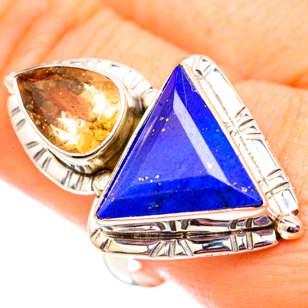 Lapis Lazuli Rings handcrafted by Anasilvercos - RING124724