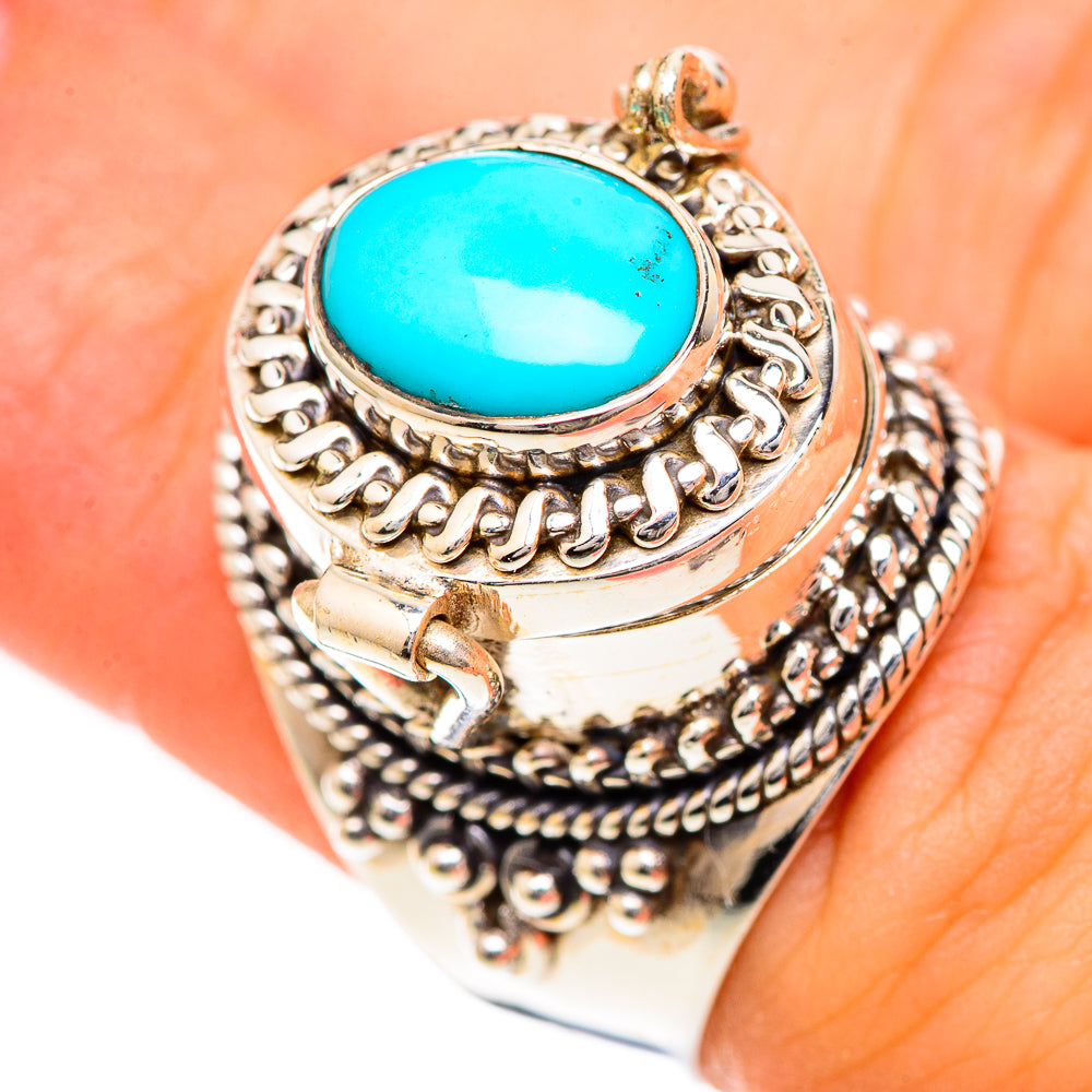 Larimar Rings handcrafted by Anasilvercos - RING124802