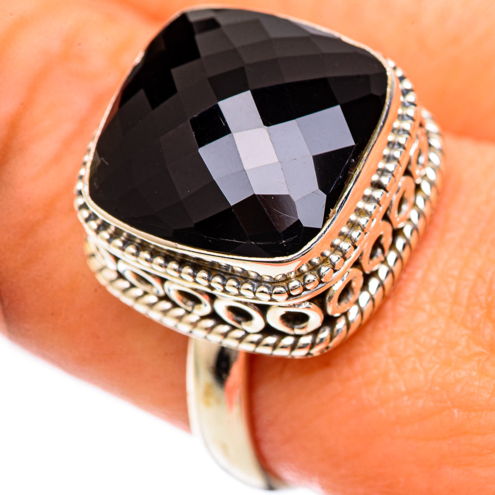 Black Onyx Rings handcrafted by Anasilvercos - RING124887