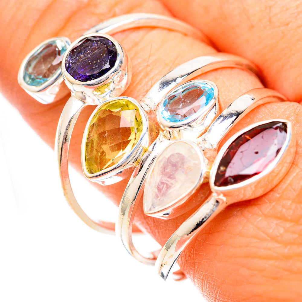 Citrine Rings handcrafted by Anasilvercos - RING125006