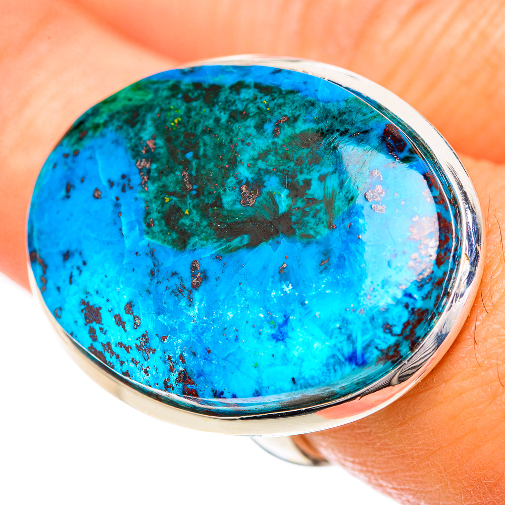 Chrysocolla Rings handcrafted by Anasilvercos - RING125046