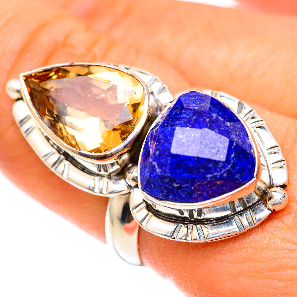 Lapis Lazuli Rings handcrafted by Anasilvercos - RING125065