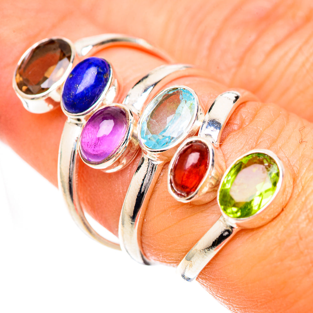 Lapis Lazuli Rings handcrafted by Anasilvercos - RING125090