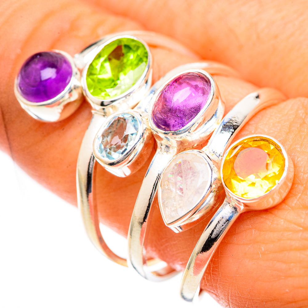 Amethyst Rings handcrafted by Anasilvercos - RING125112