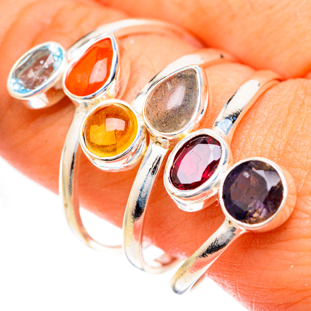 Labradorite Rings handcrafted by Anasilvercos - RING125137