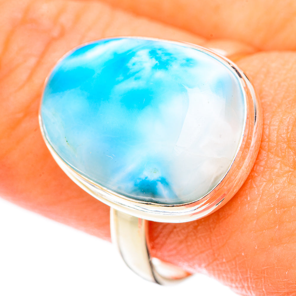 Larimar Rings handcrafted by Anasilvercos - RING125150