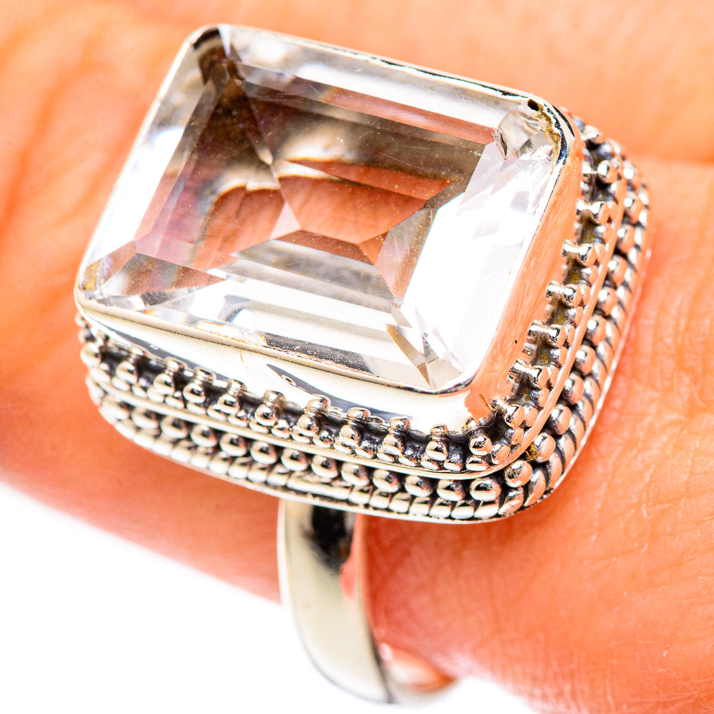 White Quartz Rings handcrafted by Anasilvercos - RING125170
