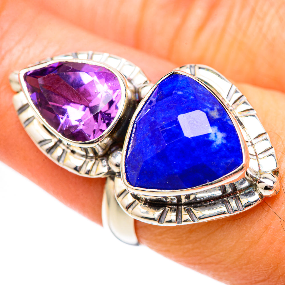 Lapis Lazuli Rings handcrafted by Anasilvercos - RING125172