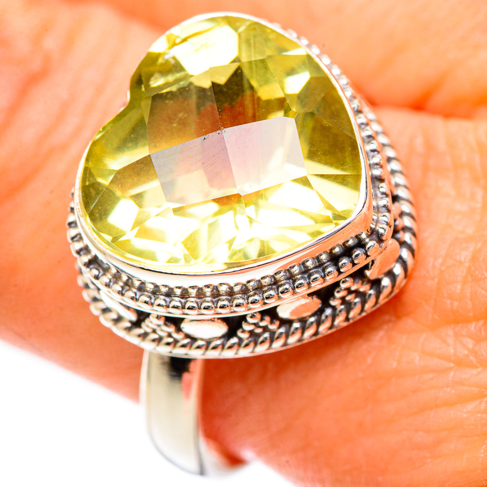 Citrine Rings handcrafted by Anasilvercos - RING125173