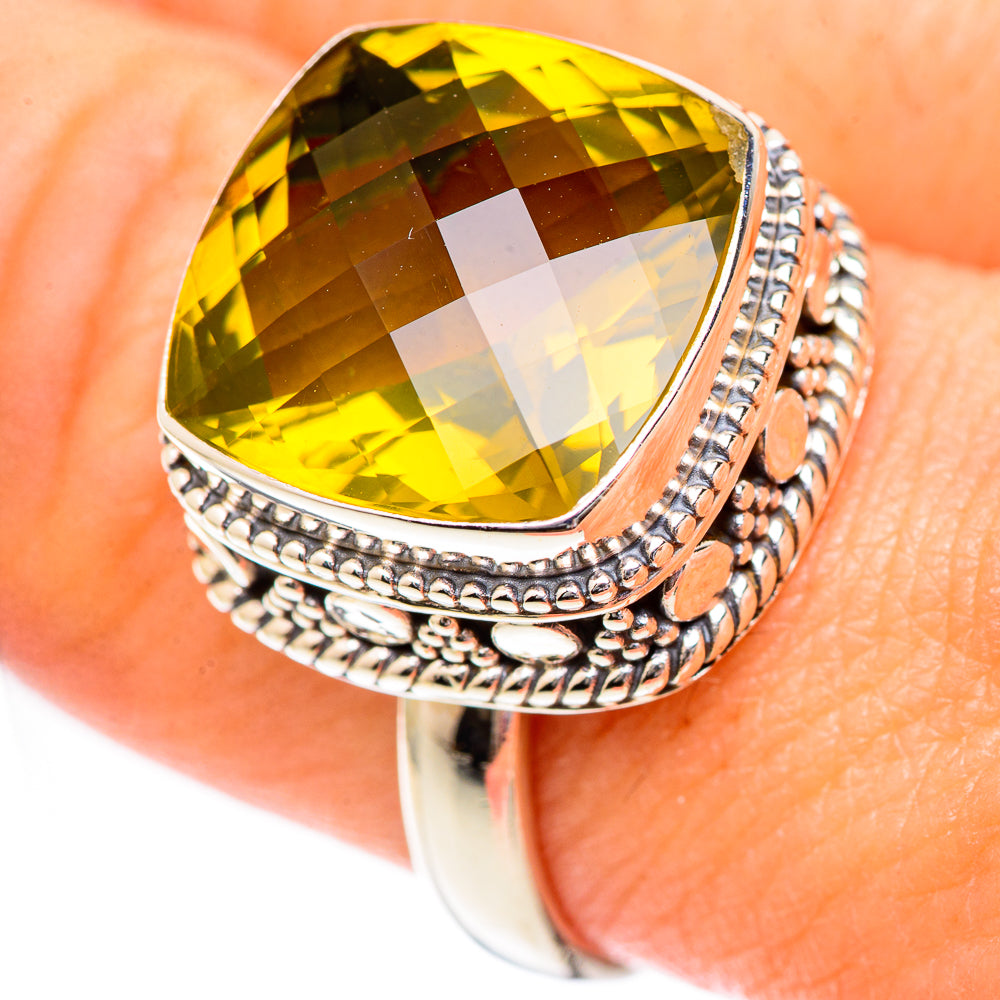 Citrine Rings handcrafted by Anasilvercos - RING125174