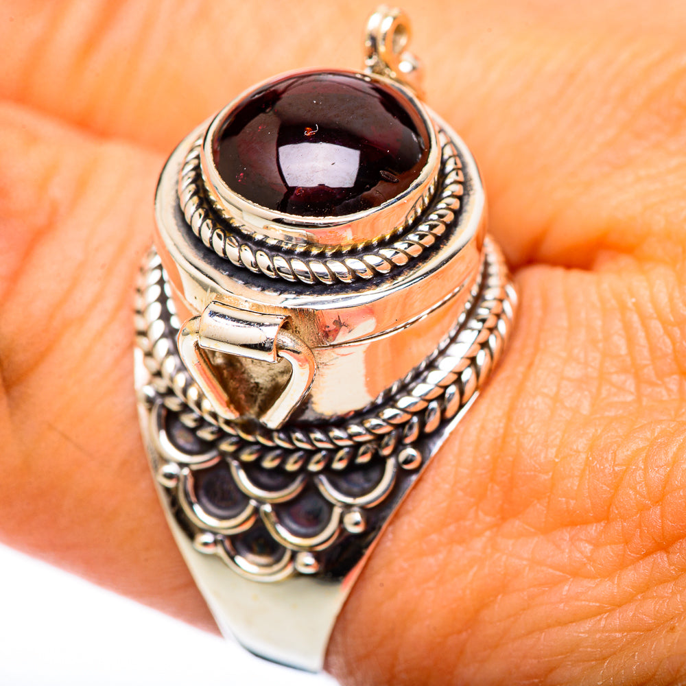 Garnet Rings handcrafted by Anasilvercos - RING125192