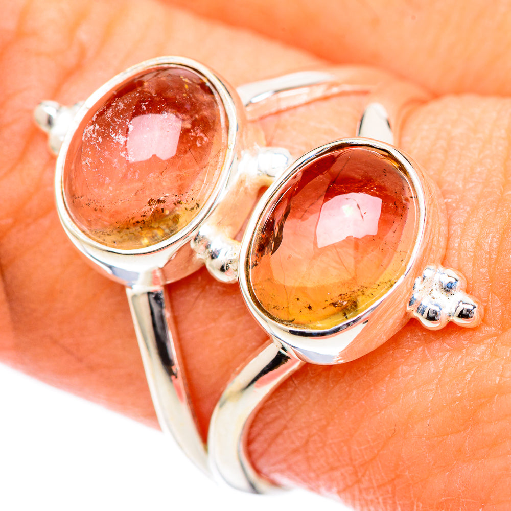 Watermelon Tourmaline Rings handcrafted by Anasilvercos - RING125200
