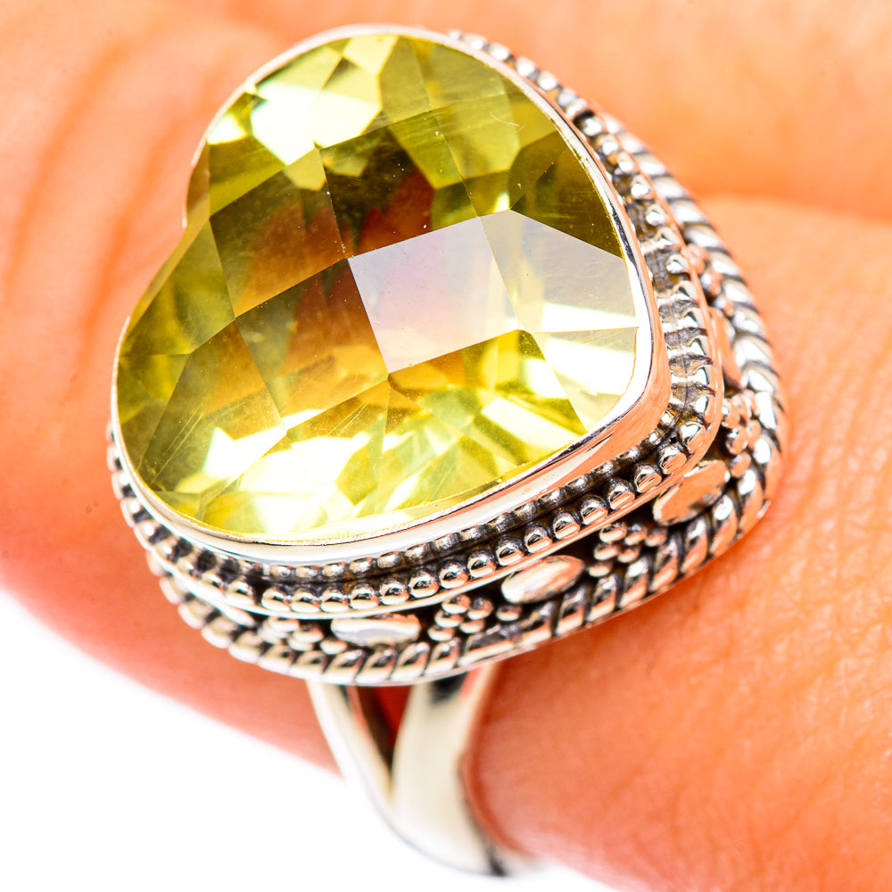 Citrine Rings handcrafted by Anasilvercos - RING125203