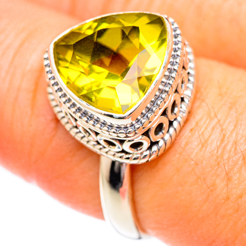Citrine Rings handcrafted by Anasilvercos - RING125204