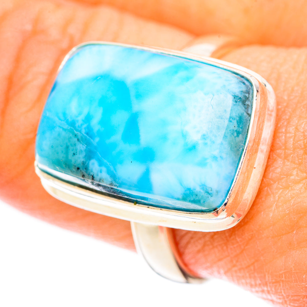 Larimar Rings handcrafted by Anasilvercos - RING125210