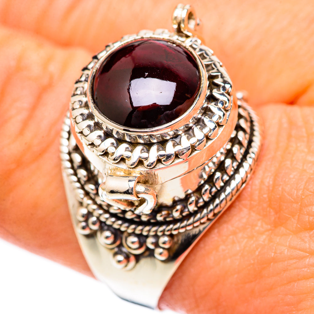 Garnet Rings handcrafted by Anasilvercos - RING125218
