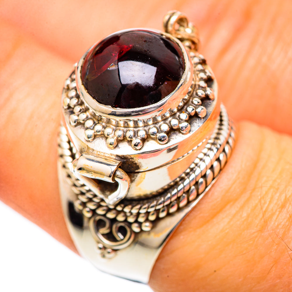 Garnet Rings handcrafted by Anasilvercos - RING125219