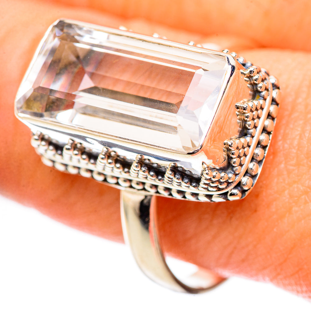 White Quartz Rings handcrafted by Anasilvercos - RING125225