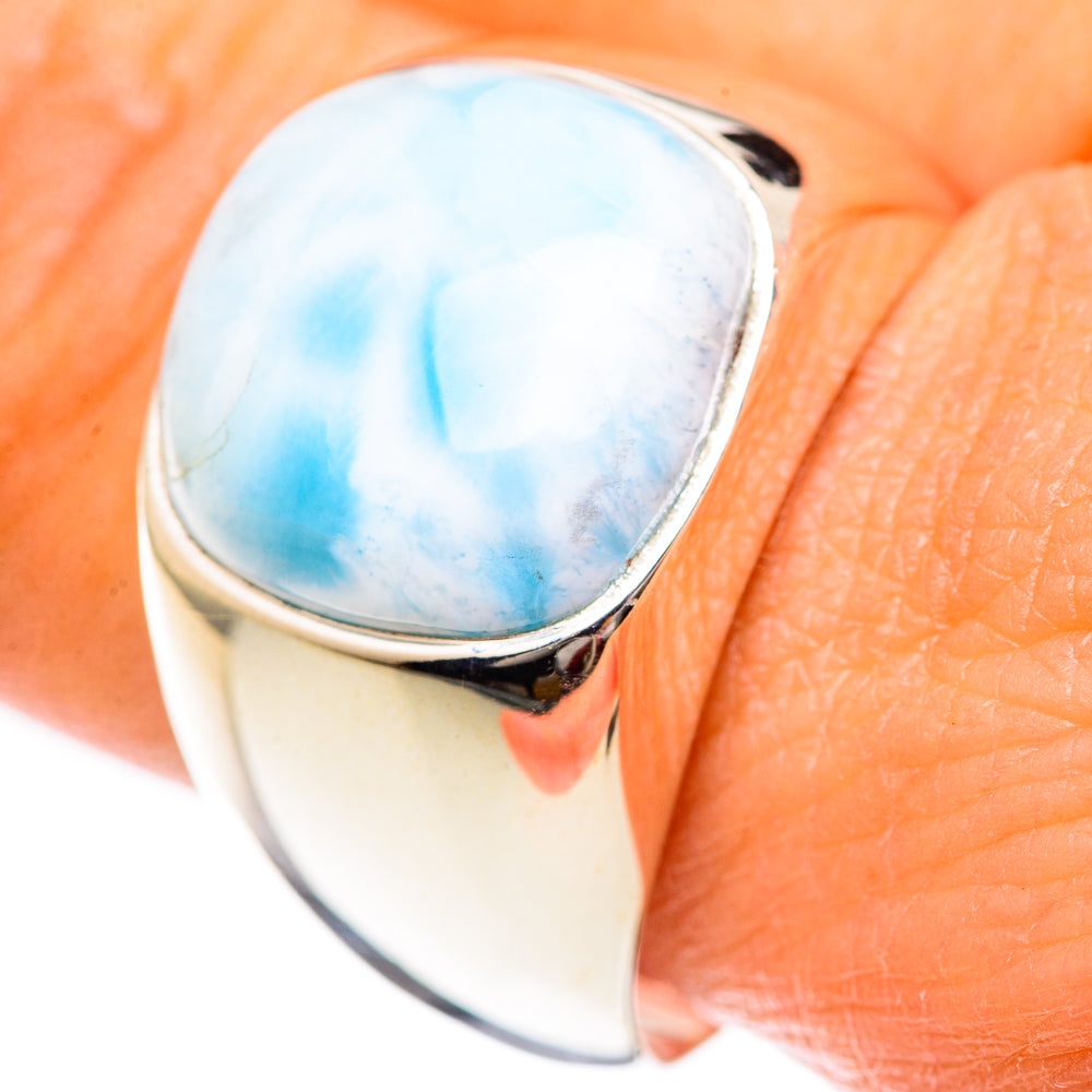 Larimar Rings handcrafted by Anasilvercos - RING125236