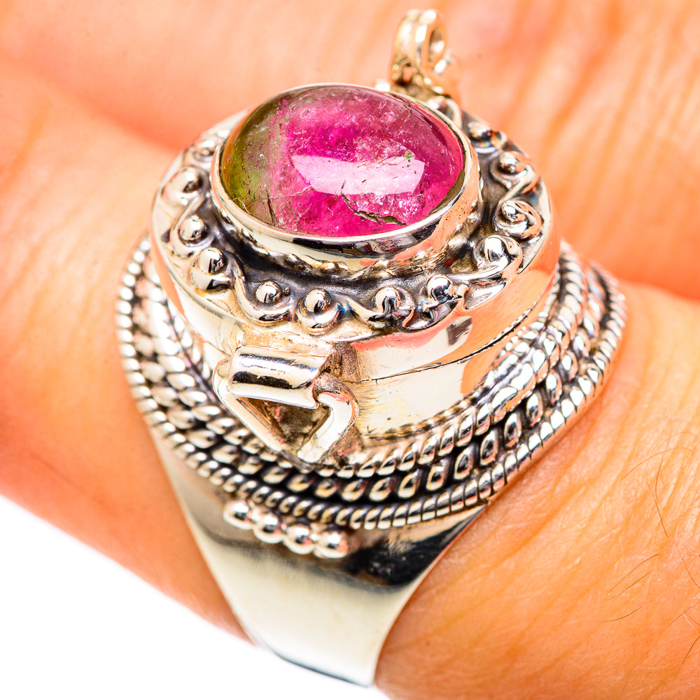 Watermelon Tourmaline Rings handcrafted by Anasilvercos - RING125240