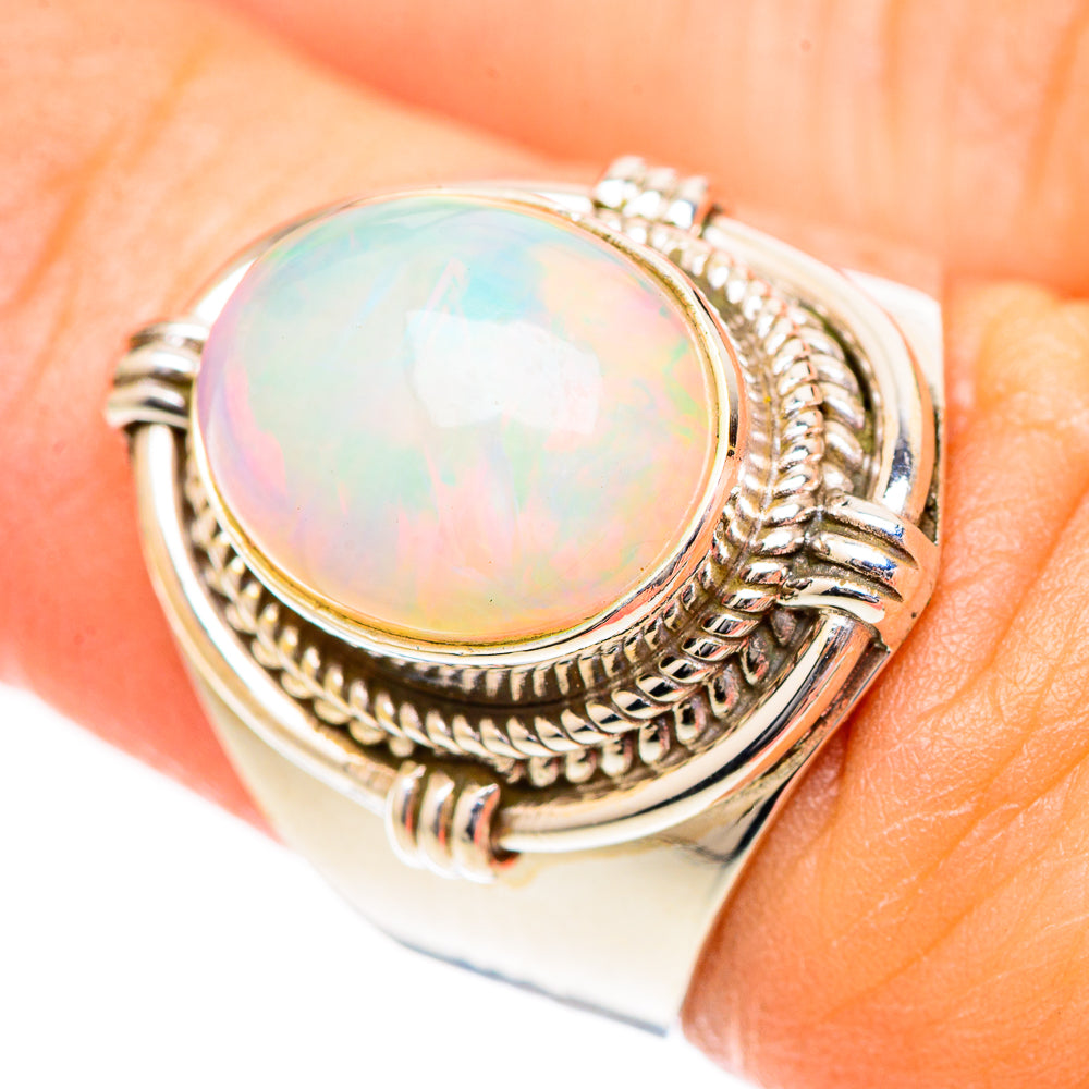 Ethiopian Opal Rings handcrafted by Anasilvercos - RING125248