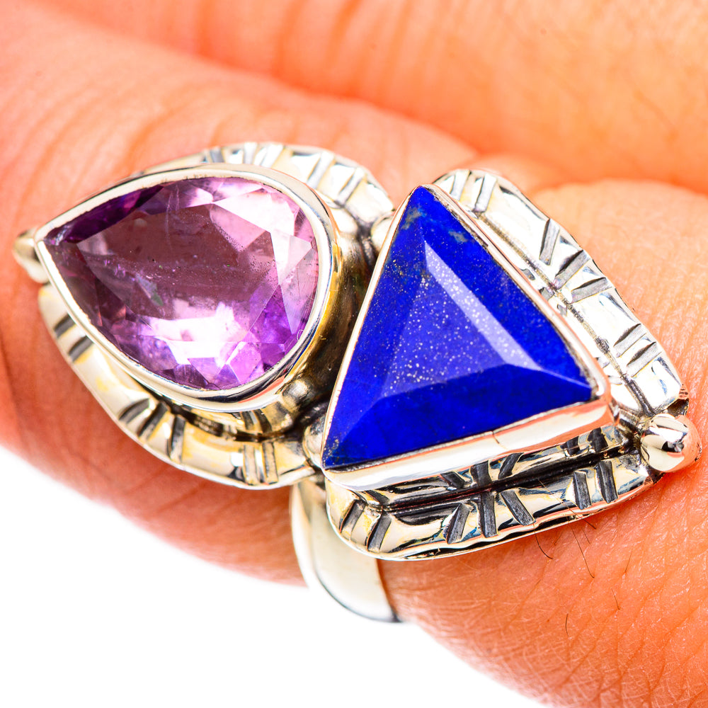 Lapis Lazuli Rings handcrafted by Anasilvercos - RING125265