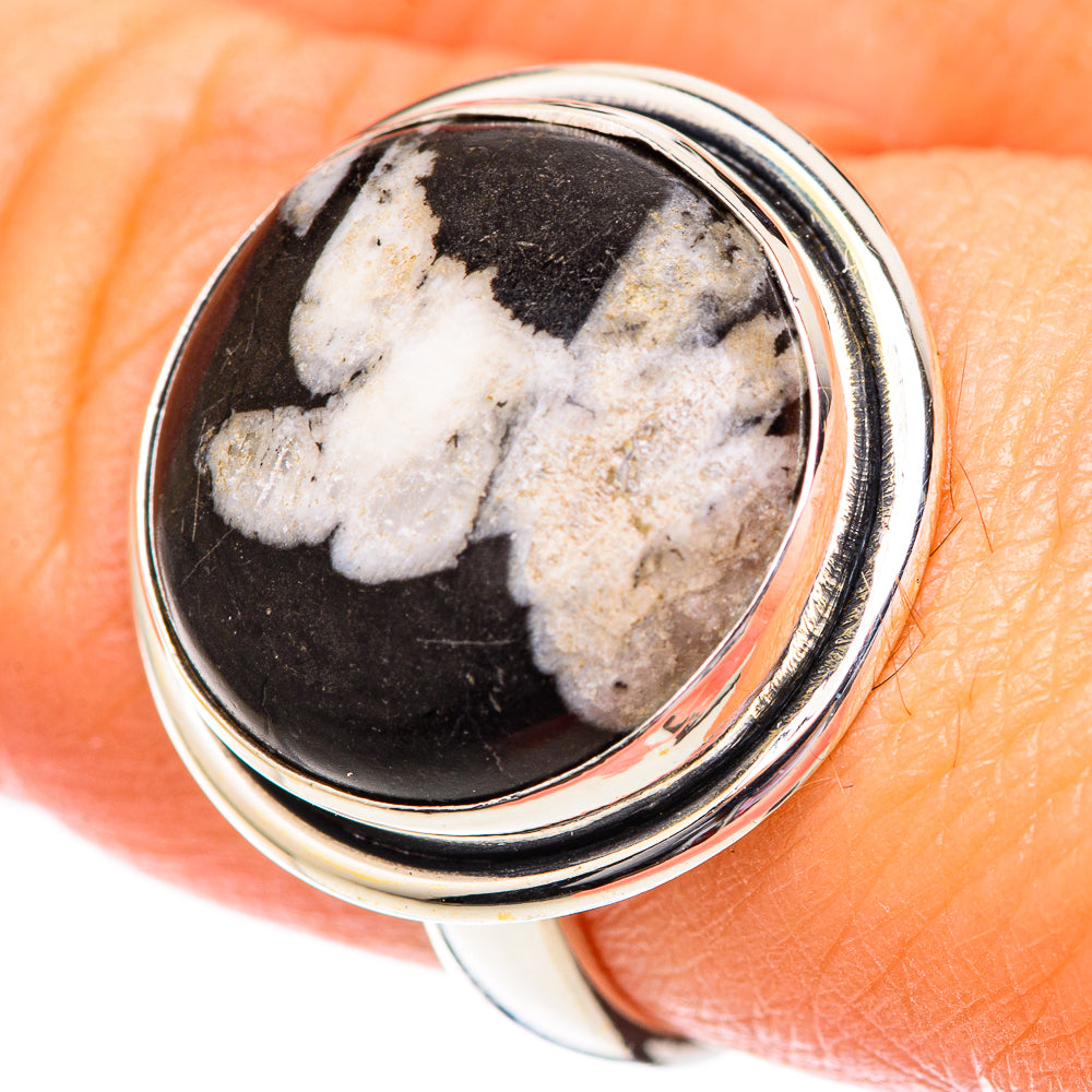 Chrysanthemum Stone Rings handcrafted by Anasilvercos - RING125284