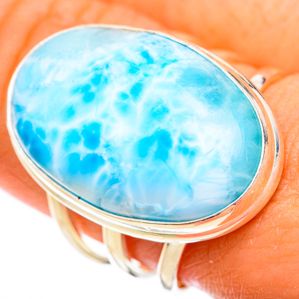 Larimar Rings handcrafted by Anasilvercos - RING125312