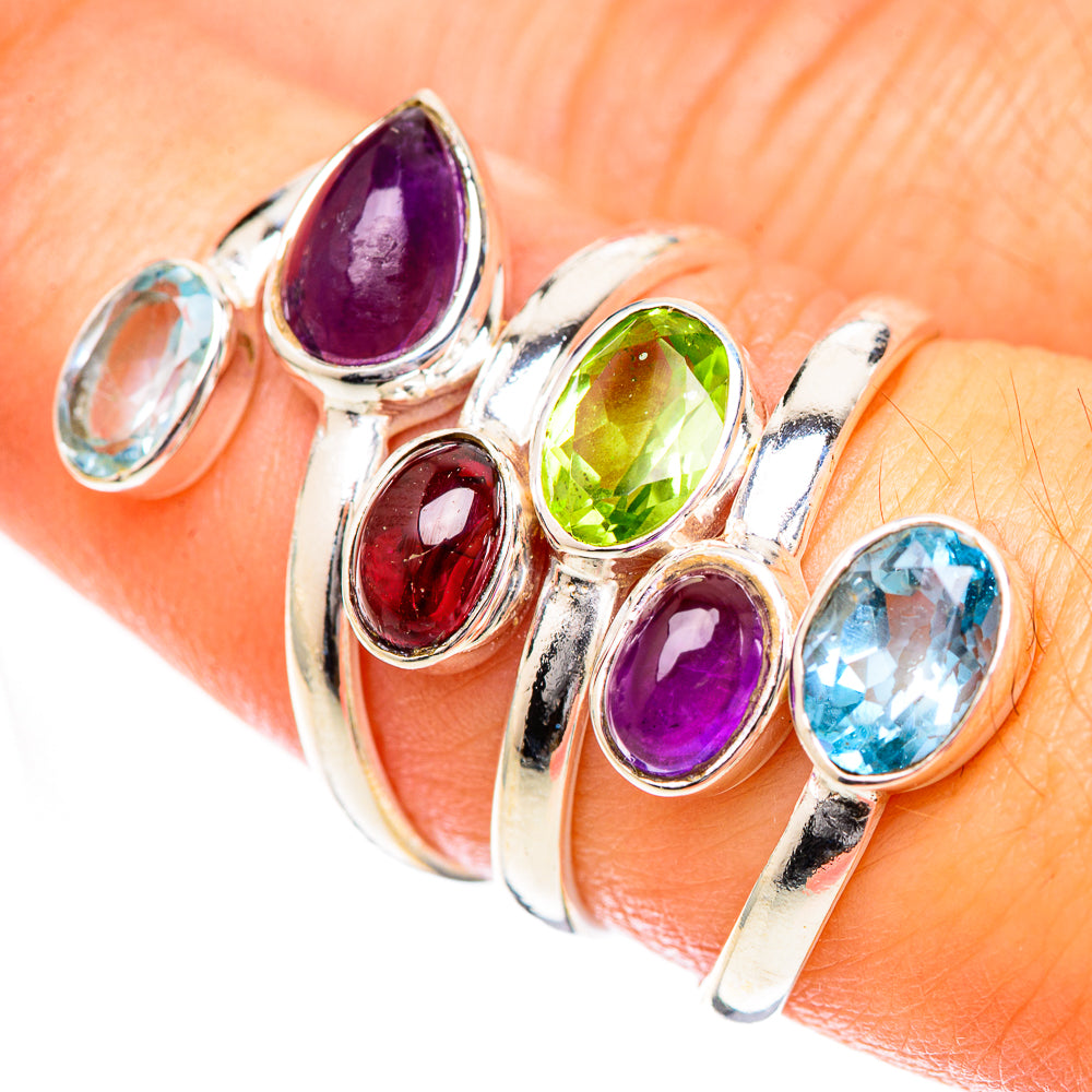 Amethyst Rings handcrafted by Anasilvercos - RING125333