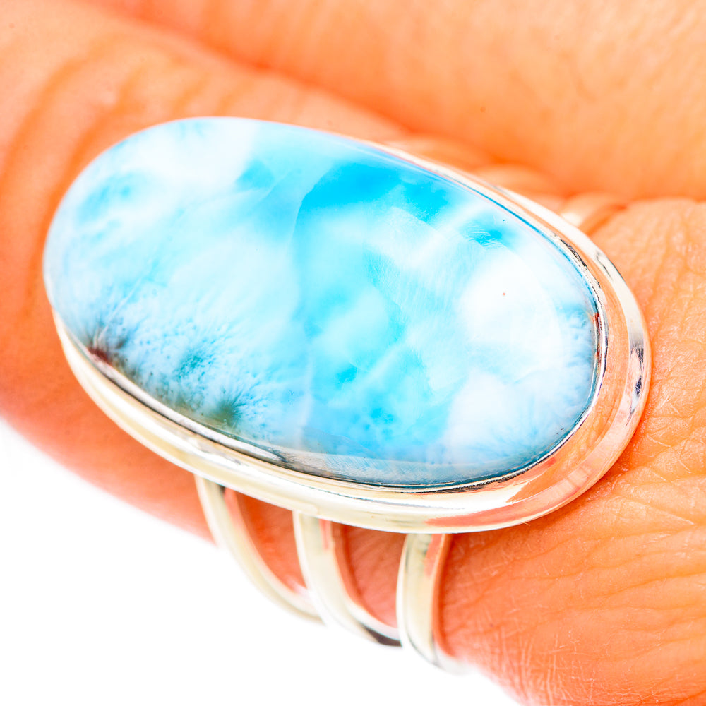 Larimar Rings handcrafted by Anasilvercos - RING125344