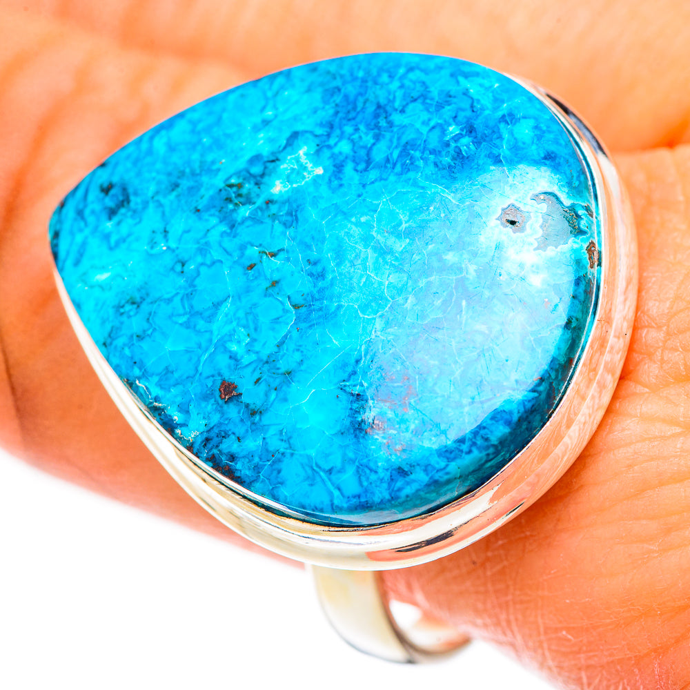 Chrysocolla Rings handcrafted by Anasilvercos - RING125349