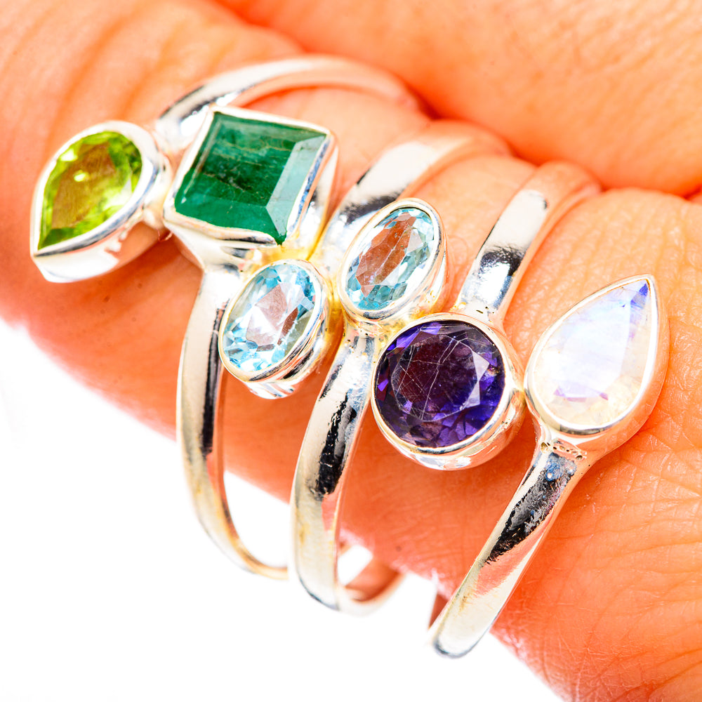 Emerald Rings handcrafted by Anasilvercos - RING125363