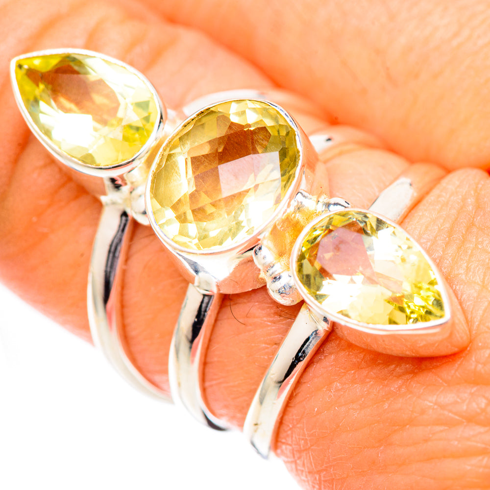 Citrine Rings handcrafted by Anasilvercos - RING125389