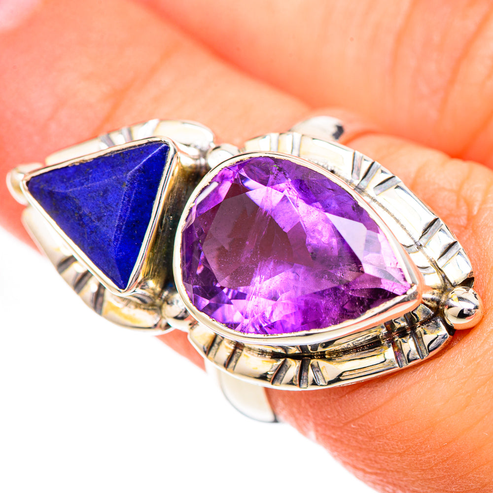 Amethyst Rings handcrafted by Anasilvercos - RING125407