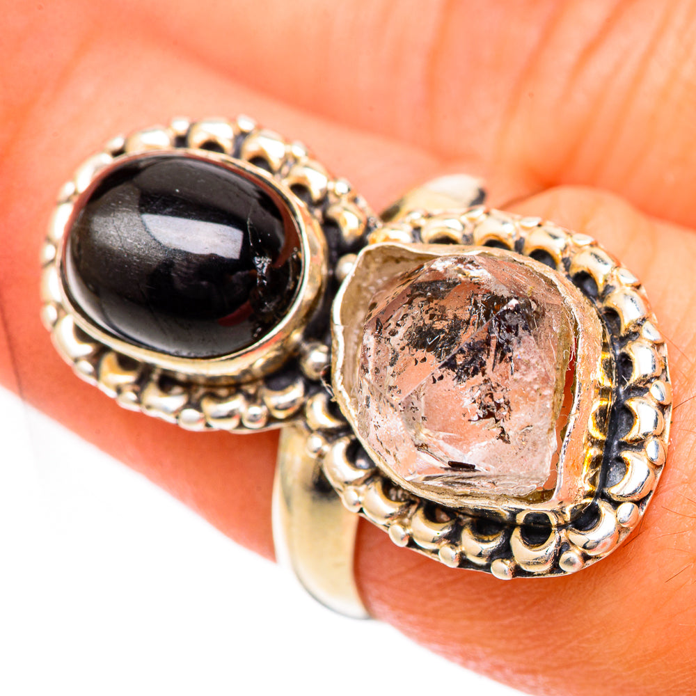 Herkimer Diamond Rings handcrafted by Anasilvercos - RING125416