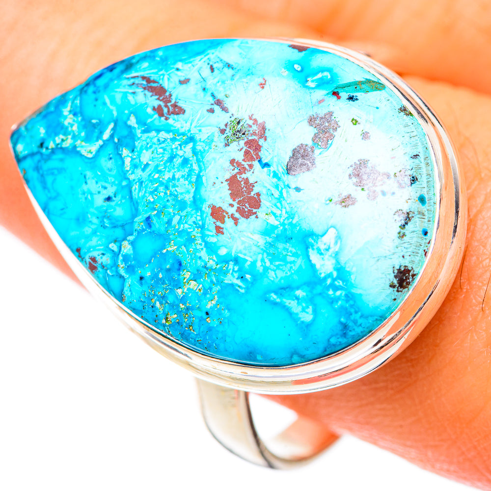 Chrysocolla Rings handcrafted by Anasilvercos - RING125475