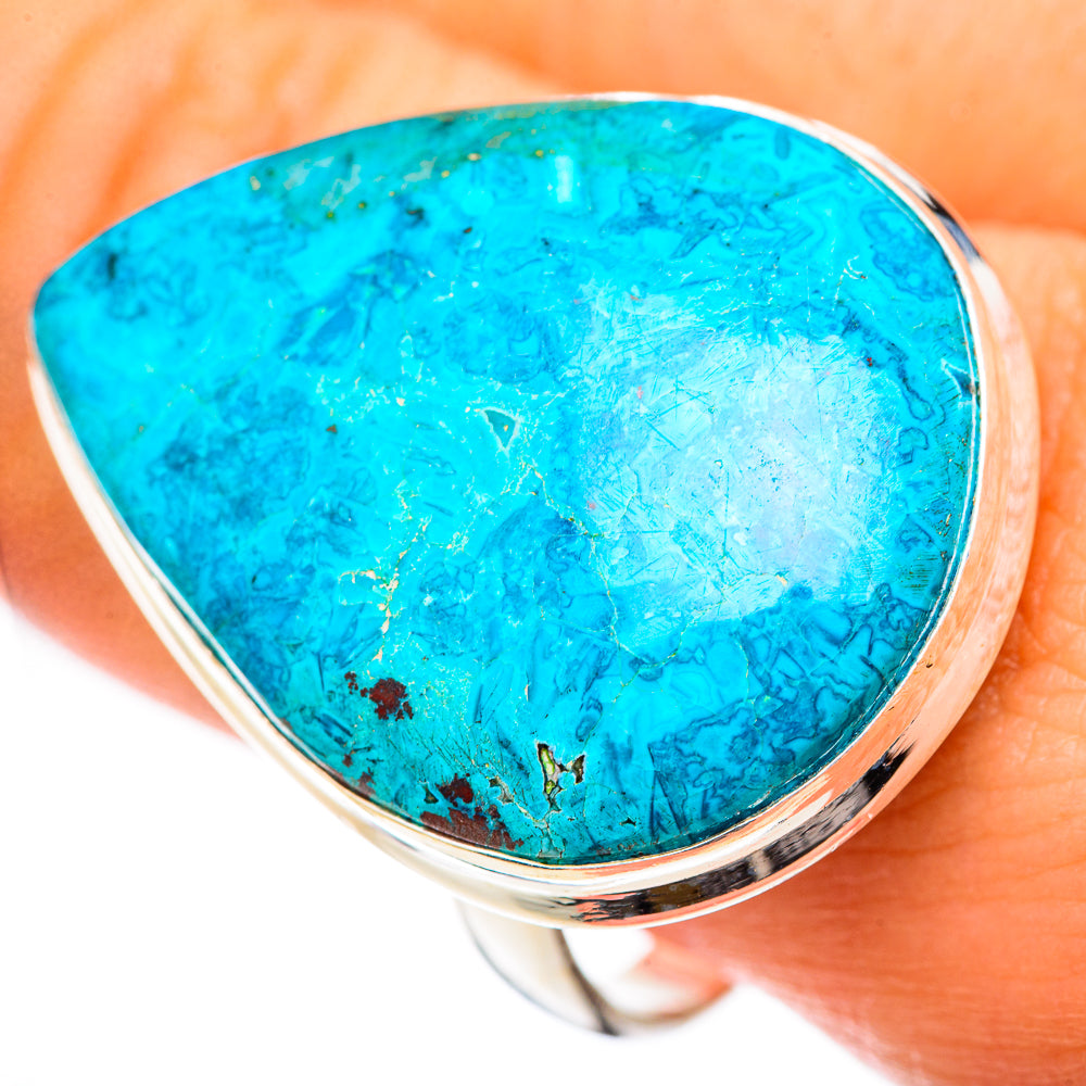 Chrysocolla Rings handcrafted by Anasilvercos - RING125495