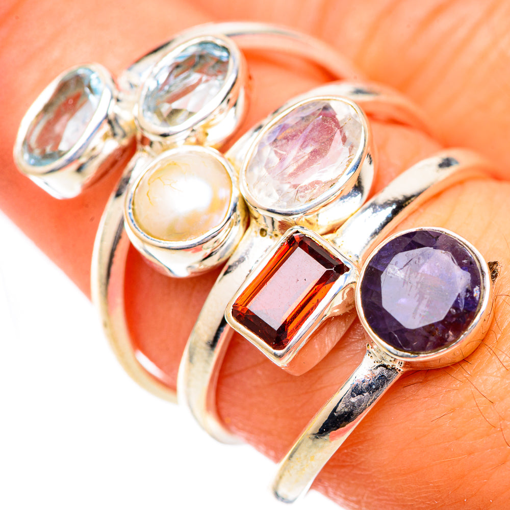 Garnet Rings handcrafted by Anasilvercos - RING125526