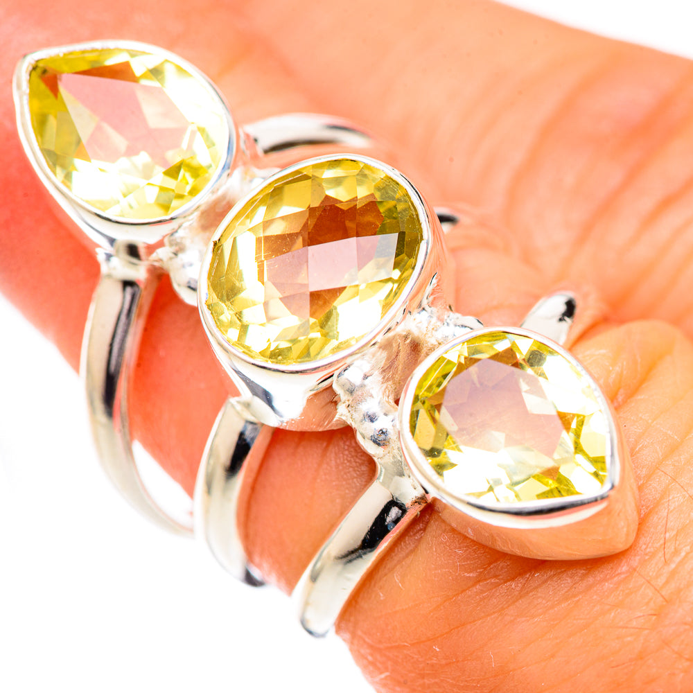 Citrine Rings handcrafted by Anasilvercos - RING125527
