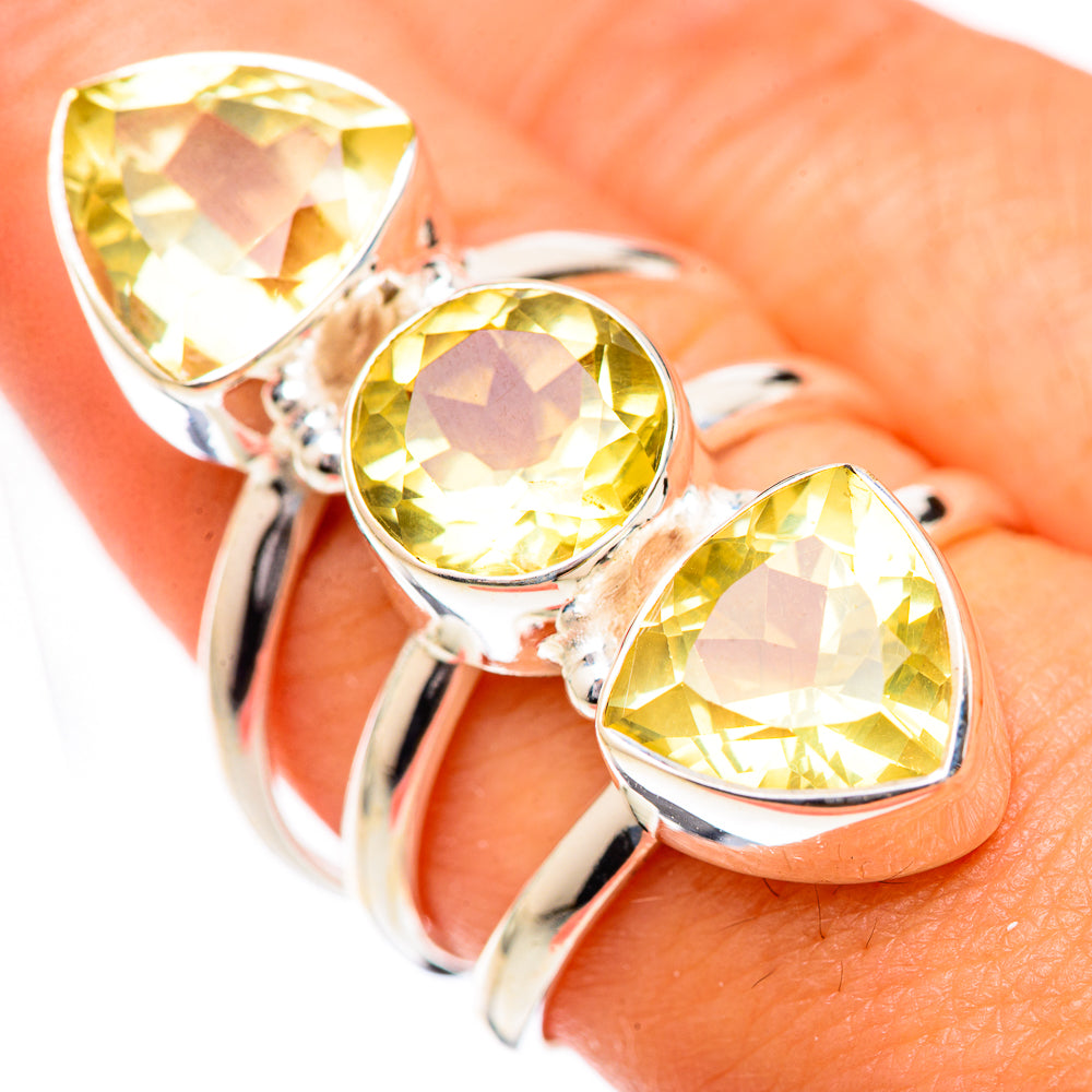 Citrine Rings handcrafted by Anasilvercos - RING125528