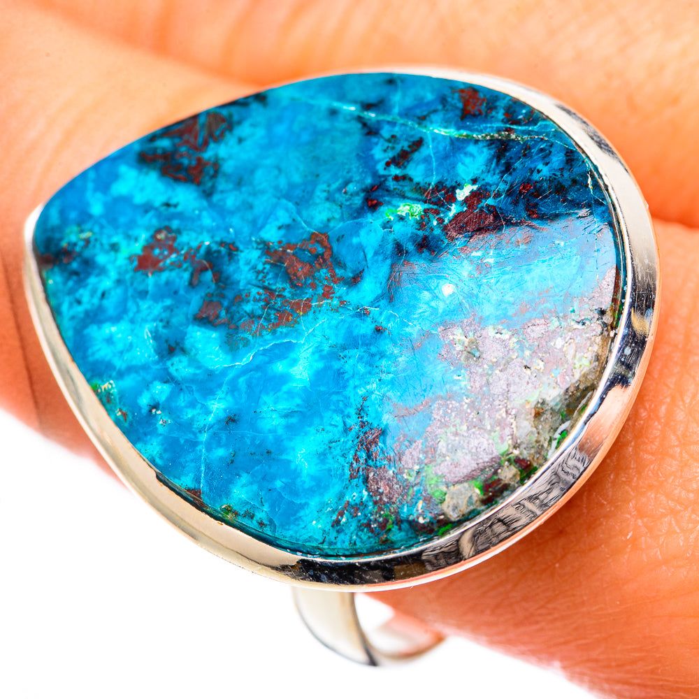 Shattuckite Rings handcrafted by Anasilvercos - RING125532