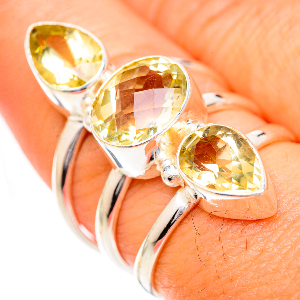 Citrine Rings handcrafted by Anasilvercos - RING125545