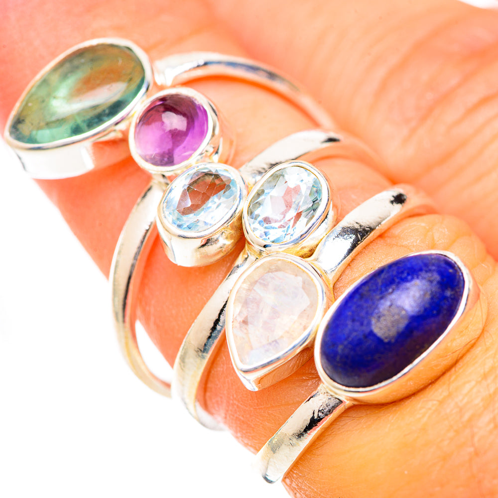 Lapis Lazuli Rings handcrafted by Anasilvercos - RING125569