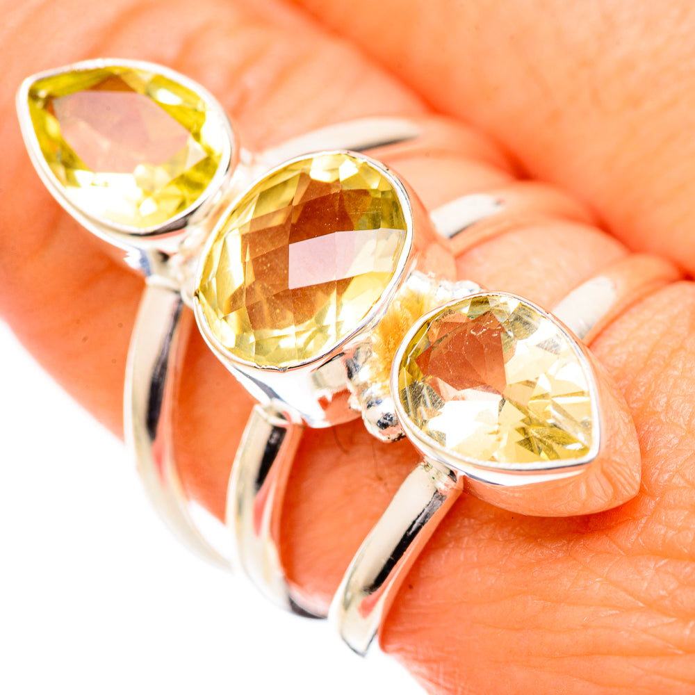 Citrine Rings handcrafted by Anasilvercos - RING125585