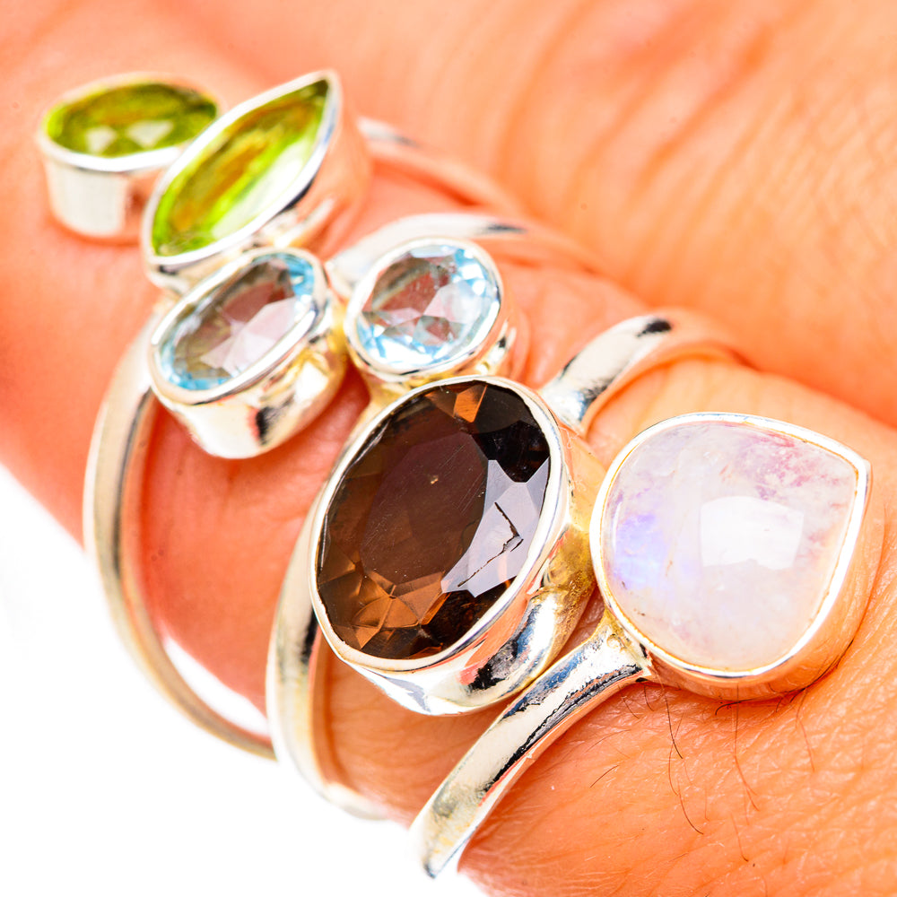 Smoky Quartz Rings handcrafted by Anasilvercos - RING125596